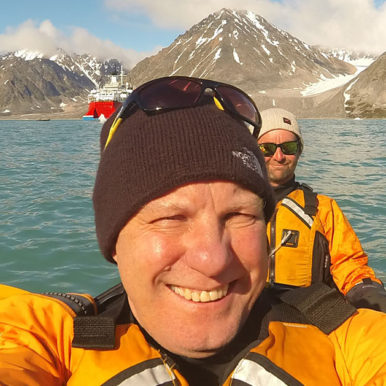 Neal Maxwell canoeing in The Arctic